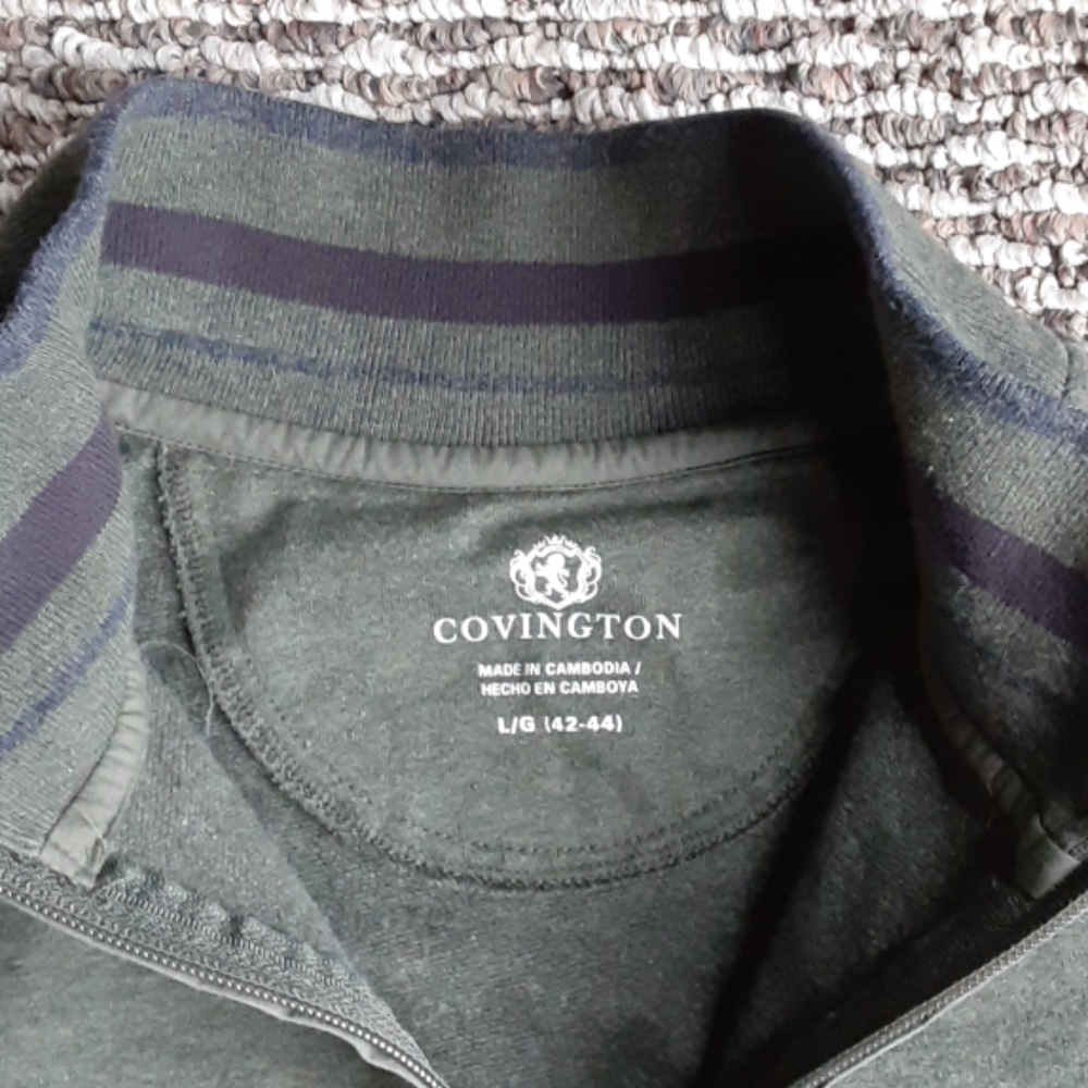 Covington 1/4 Zip Pullover Large - image 3